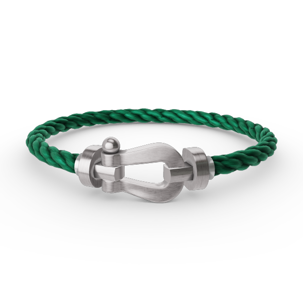 [⭐Hevara Jewelry]FORCE LARGE HORSESHOE NO DIAMOND BRACELET SILVER