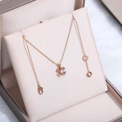 [⭐Hevara Jewelry]FIOREVER NECKLACE DIAMOND CENTER