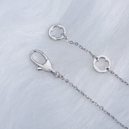 [⭐Hevara Jewelry]FIOREVER NECKLACE DIAMOND CENTER