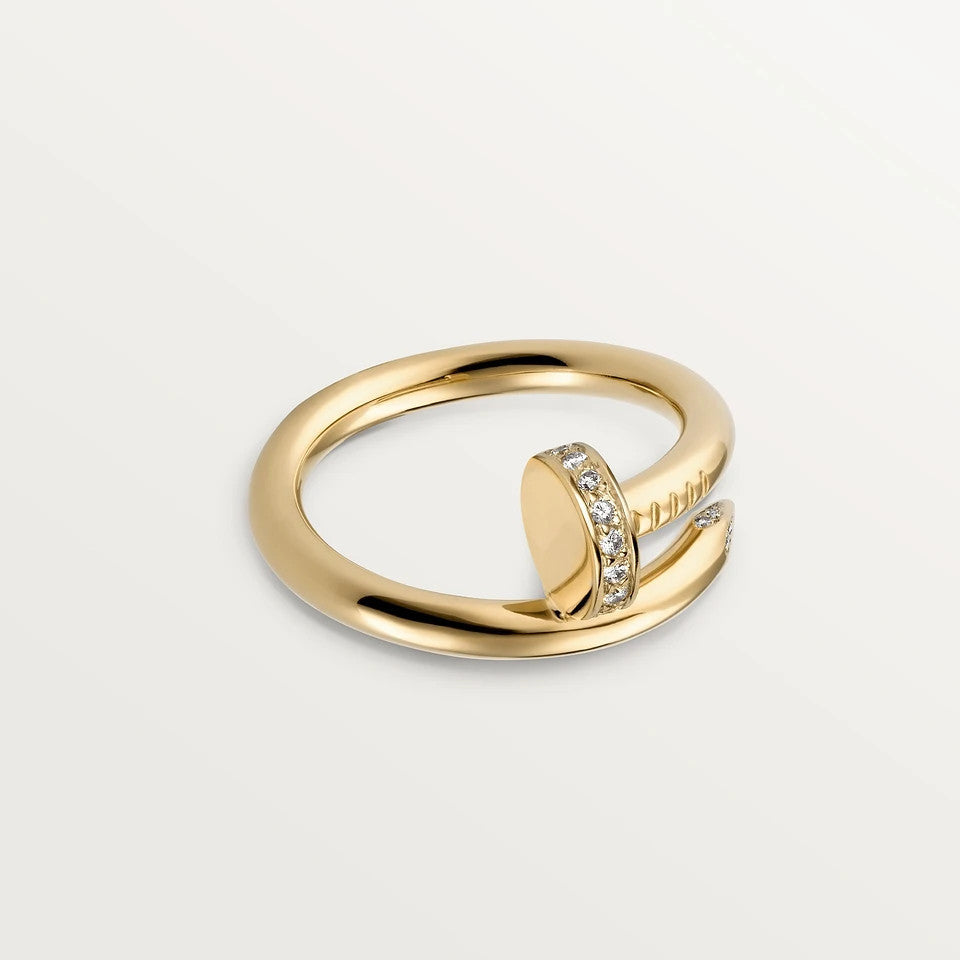 [⭐Hevara Jewelry]JUSTE RING 2.65MM GOLD DIAMOND