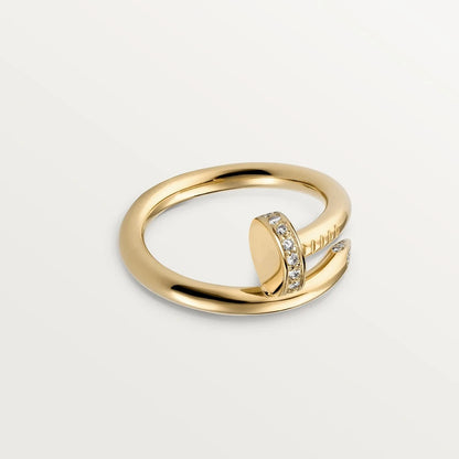 [⭐Hevara Jewelry]JUSTE RING 2.65MM GOLD DIAMOND